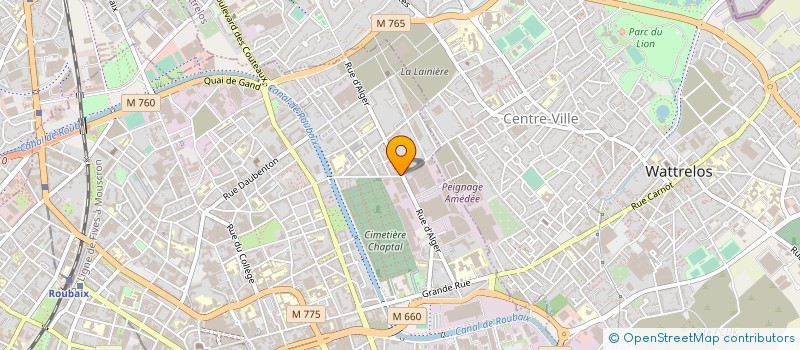 localisation de l'entreprise SARL PERFORM à ROUBAIX