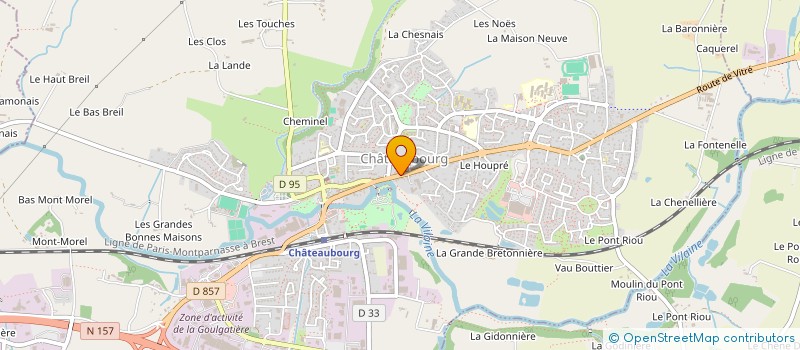 localisation de l'entreprise SARL PERFORMANCE  CHATEAUBOURG