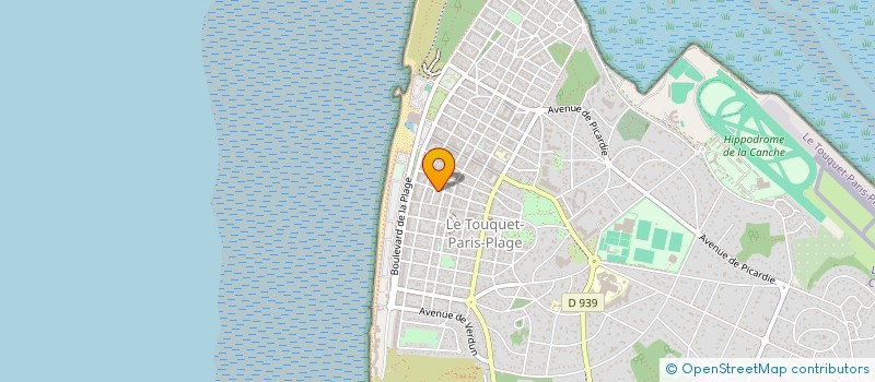 localisation de l'entreprise SARL PERFORMANCE PARTNER COMMUNICATION  LE TOUQUET-PARIS-PLAGE