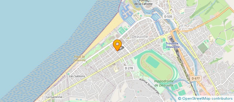 localisation de l'entreprise SARL PERFORMANCE PLUS  DEAUVILLE