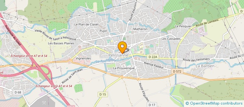 localisation de l'entreprise SARL PERITEL à PELISSANNE