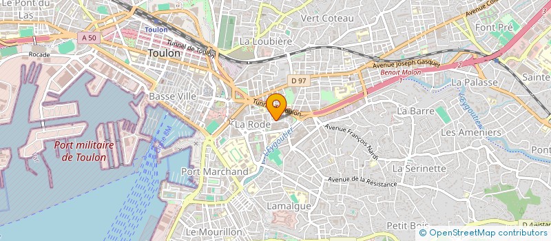 localisation de l'entreprise SARL PERLE à TOULON