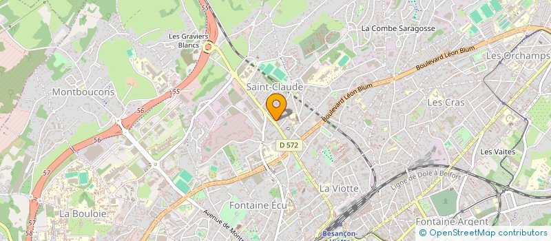 localisation de l'entreprise SARL PERLE DE ROSEE à BESANCON