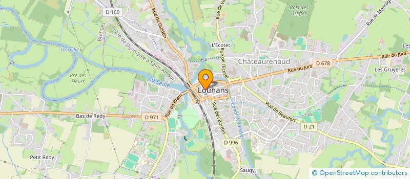 localisation de l'entreprise SARL PERNIN MARGOT à LOUHANS