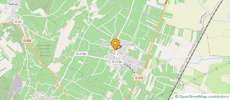 localisation de l'entreprise SARL PERNOT BELICARD à PULIGNY-MONTRACHET