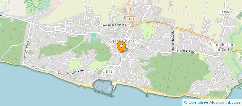 localisation de l'entreprise SARL PEROCHEAU SEVERINE à JARD-SUR-MER