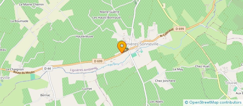 localisation de l'entreprise SARL PERON JARNAC à SEGONZAC