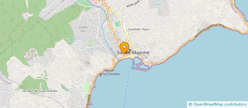 localisation de l'entreprise SARL PEROTTO PERE ET FILS à SAINTE-MAXIME