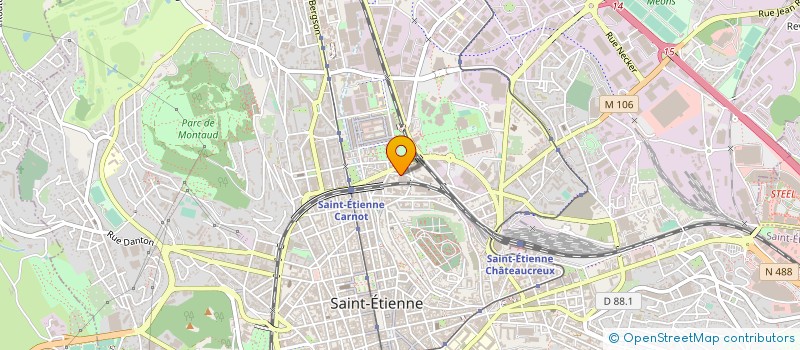localisation de l'entreprise SARL PERRAIS HASSOUNE à SAINT-ETIENNE