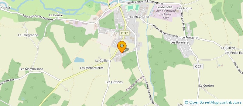 localisation de l'entreprise SARL PERRIER à CHATEAU-RENARD
