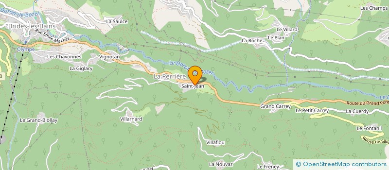 localisation de l'entreprise SARL PERRIER FABIEN à COURCHEVEL