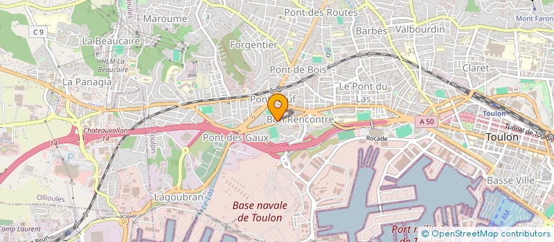 localisation de l'entreprise SARL PERRIN à TOULON