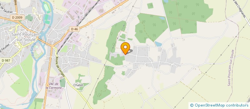 localisation de l'entreprise SARL PERRIN à SAINT-POURCAIN-SUR-SIOULE