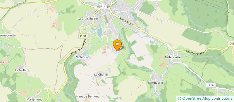 localisation de l'entreprise SARL PERRIN ET FILS à LA HOUSSIERE