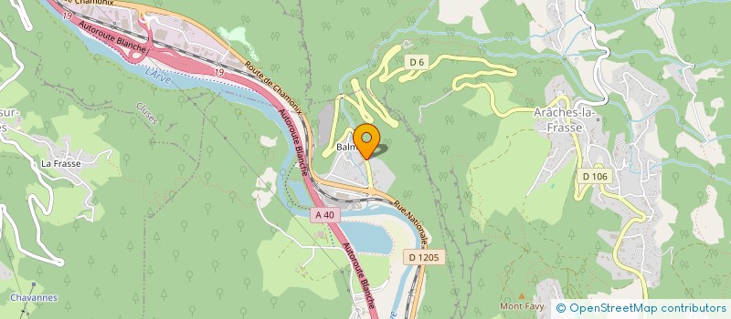 localisation de l'entreprise SARL PERROLLAZ BERNARD ET FILS à MAGLAND