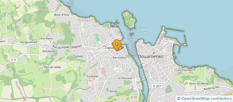 localisation de l'entreprise SARL PERROT à DOUARNENEZ