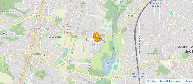 localisation de l'entreprise SARL PERROT - FAVRET à LONGPONT-SUR-ORGE