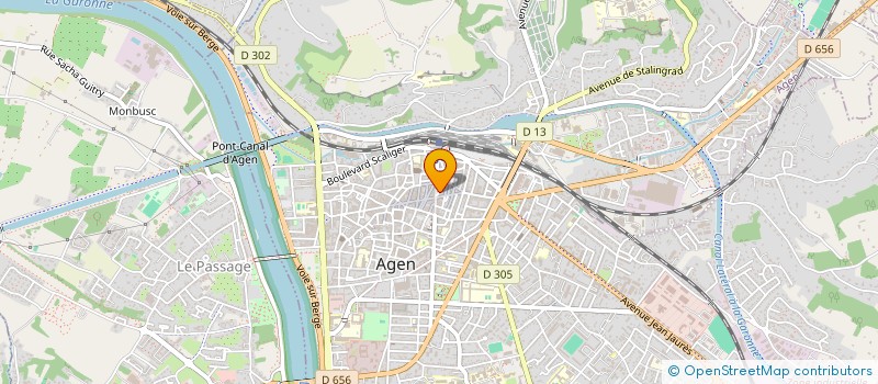 localisation de l'entreprise SARL PERSIFAL  AGEN