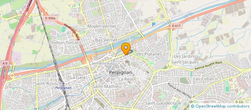 localisation de l'entreprise SARL PERSPECTIVES PUBLICITAIRES à PERPIGNAN