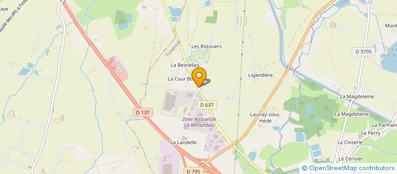 localisation de l'entreprise SARL PERTUISEL LES LICES  LA CHAPELLE-AUX-FILTZMEENS