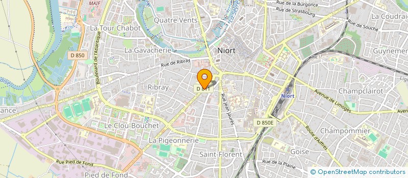 localisation de l'entreprise SARL PESCA-CYCLES à NIORT