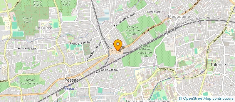 localisation de l'entreprise SARL PESSAC CONTROLE  PESSAC