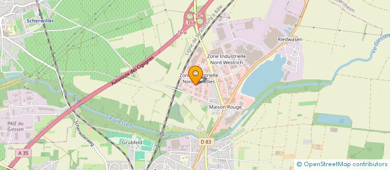 localisation de l'entreprise SARL PETER à SELESTAT