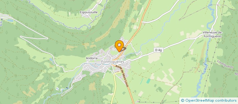 localisation de l'entreprise SARL PETETIN MARUCCO  FORMIGUERES