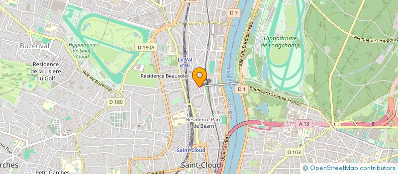 localisation de l'entreprise SARL PETIBOUCHON à SAINT-CLOUD