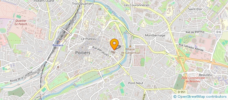 localisation de l'entreprise SARL PETIT VERDOT  POITIERS