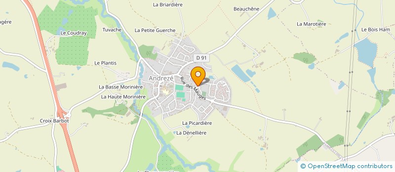 localisation de l'entreprise SARL PETITEAU ALPIN à BEAUPREAU-EN-MAUGES
