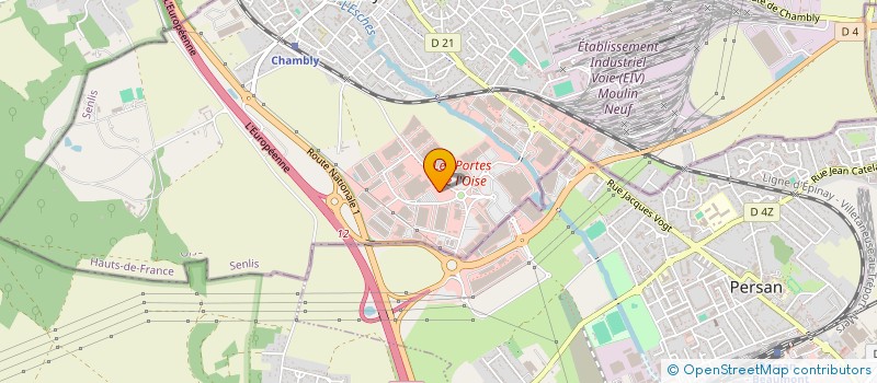 localisation de l'entreprise SARL PETITJEAN  CHAMBLY