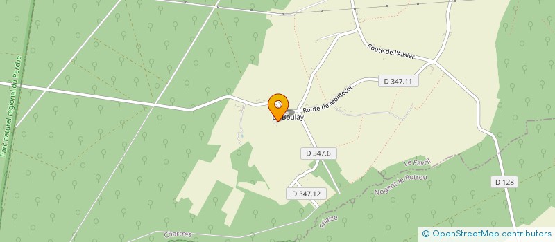 localisation de l'entreprise SARL PETREMENT CYRIL à LE FAVRIL