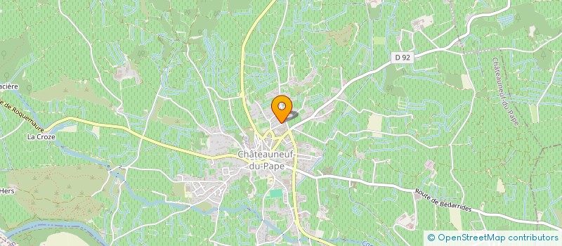 localisation de l'entreprise SARL PETRUCCI  CHATEAUNEUF-DU-PAPE