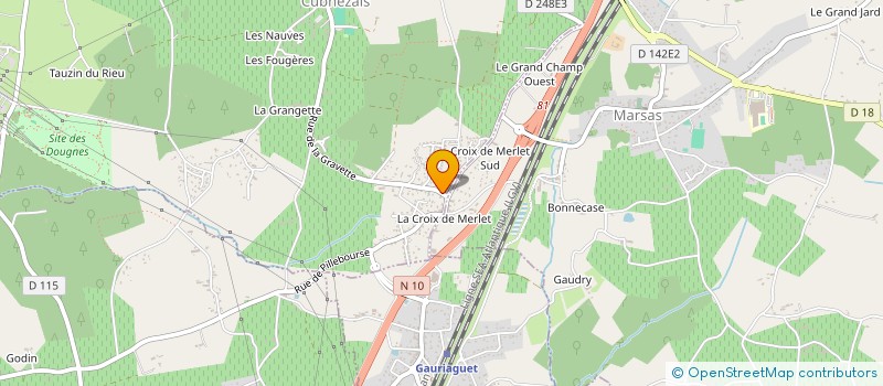 localisation de l'entreprise SARL PEYCHES ET FILS à CUBNEZAIS