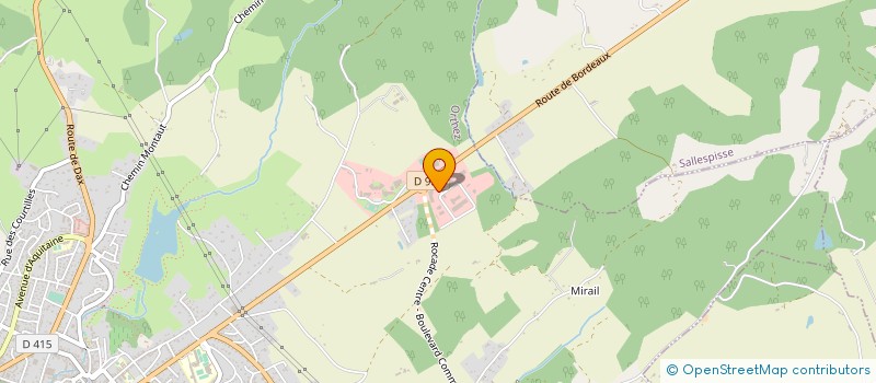 localisation de l'entreprise SARL PEYRE à ORTHEZ