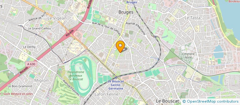 localisation de l'entreprise SARL  PEYRONNET  BRUGES