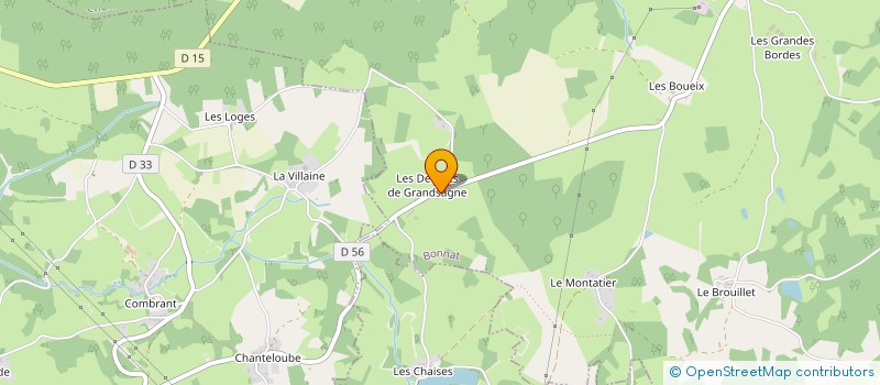 localisation de l'entreprise SARL PEYROT BATIMENTS TRAVAUX PUBLIC  BONNAT