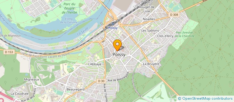 localisation de l'entreprise SARL PFAFF ET SES FILS  POISSY