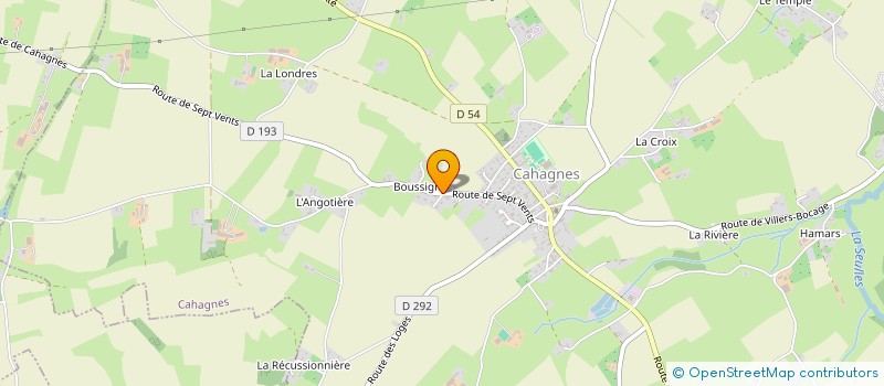 localisation de l'entreprise SARL PG SERVICES à CAHAGNES