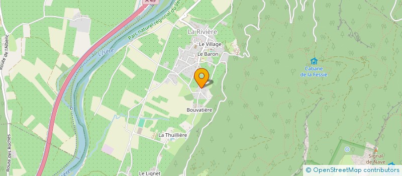 localisation de l'entreprise SARL PGMTP à SAINT-QUENTIN-SUR-ISERE