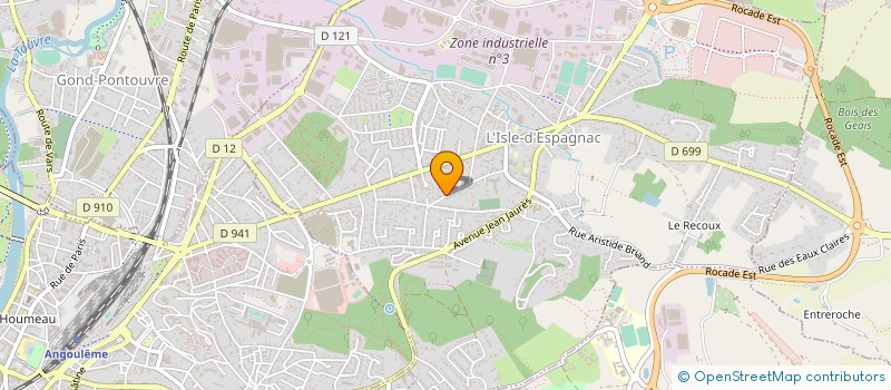 localisation de l'entreprise SARL PGS 21 à L'ISLE-D'ESPAGNAC