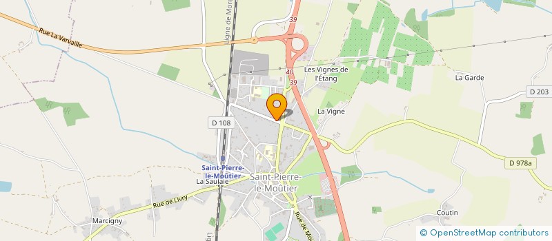 localisation de l'entreprise SARL PH. FRANCOIS à SAINT-PIERRE-LE-MOUTIER