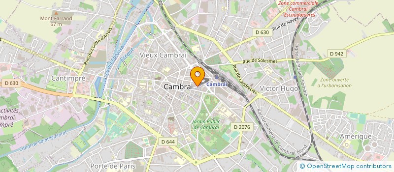 localisation de l'entreprise SARL PHARMA CYCLES à CAMBRAI