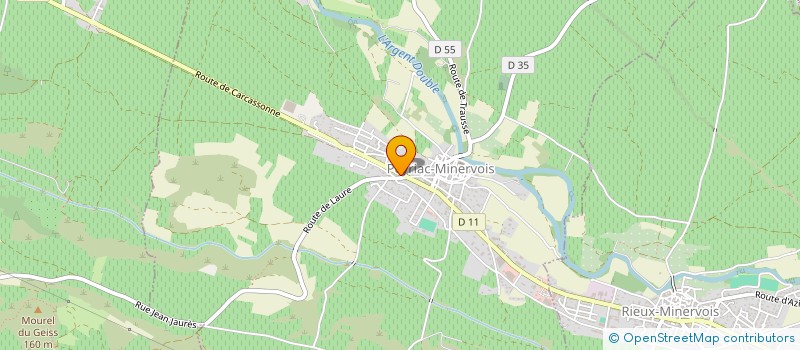 localisation de l'entreprise SARL PHARMA-SUD à PEYRIAC-MINERVOIS