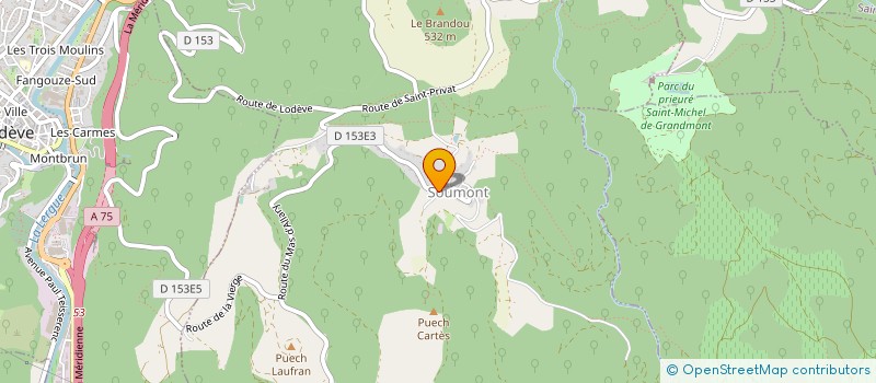 localisation de l'entreprise SARL PHARMACIE AURIOL-AZOULAI  LODEVE