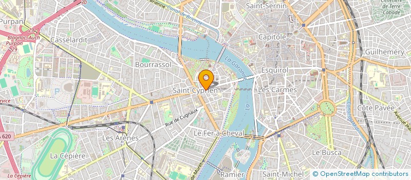 localisation de l'entreprise SARL PHARMACIE BLANC à TOULOUSE