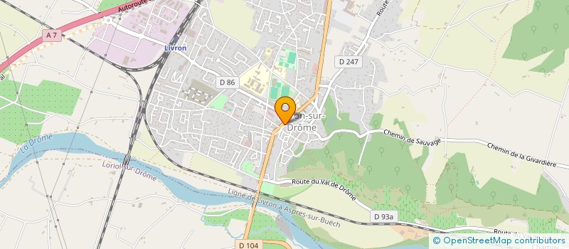 localisation de l'entreprise SARL PHARMACIE BLANCHARD à LIVRON-SUR-DROME