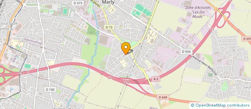 localisation de l'entreprise SARL PHARMACIE CABOCHE  MARLY