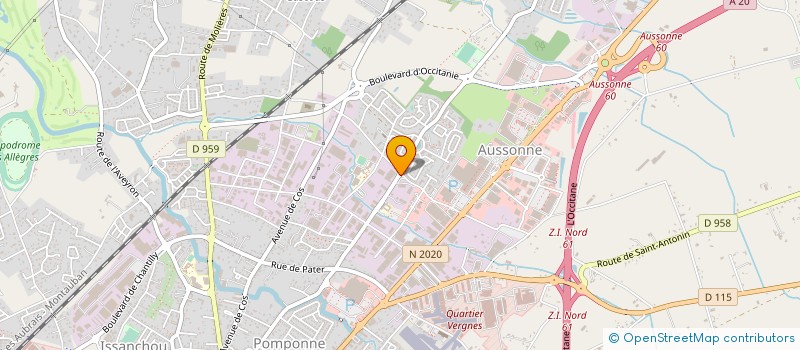 localisation de l'entreprise SARL PHARMACIE CAUSSANEL à MONTAUBAN